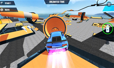 汽车特技加速3D安卓免费版游戏截屏1