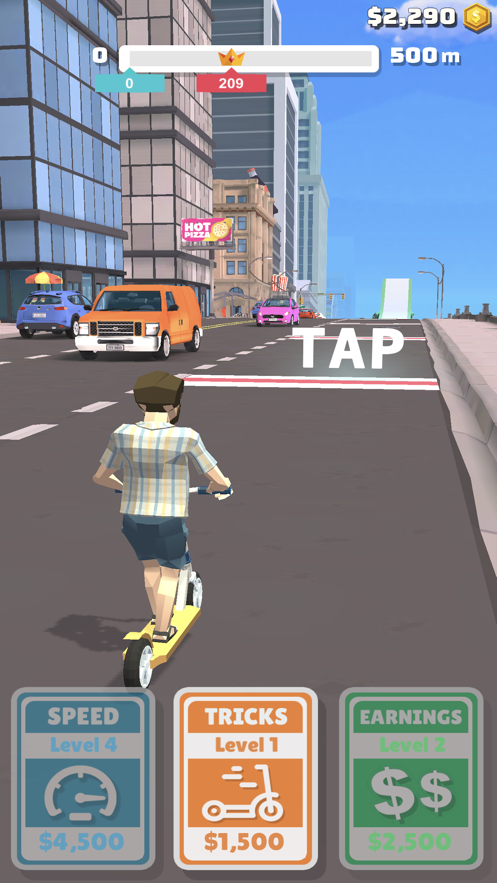 滑板车跳跃3DiPhone版游戏截屏3