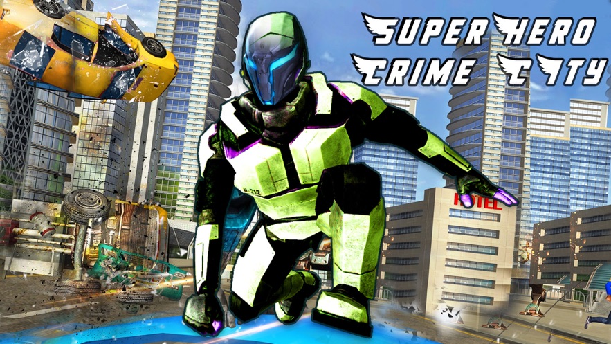 超级英雄迈阿密犯罪城iphone版游戏截屏1