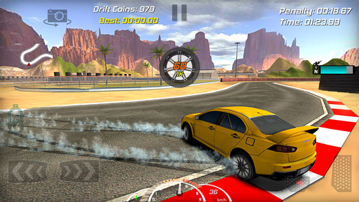 真实漂移赛车无限乐趣iPhone版游戏截屏1
