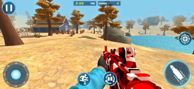 惊人的3D枪射击战场iphone版游戏截屏3
