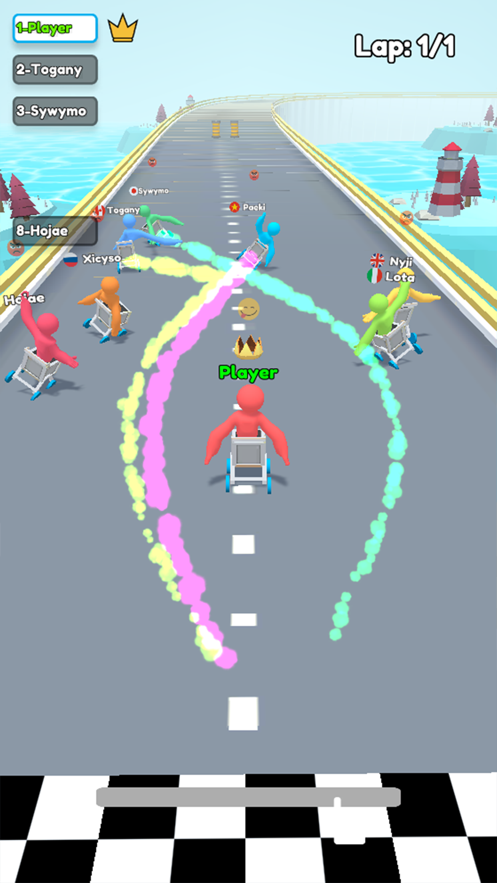滑车比赛iphone版游戏截屏1