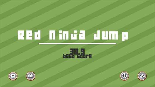 红色忍者和飞扬的跳跃iphone版游戏截屏1