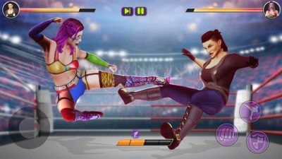坏女孩摔跤模拟器安卓版游戏截屏2