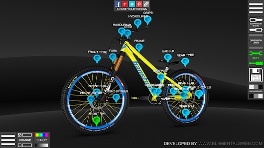 自行车3D配置器安卓版游戏截屏1