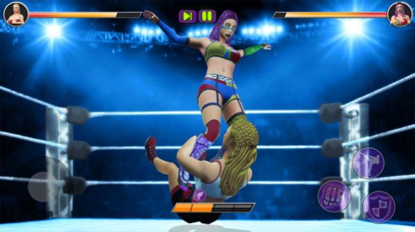 坏女孩摔跤模拟器安卓版游戏截屏1
